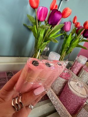 Mini pink bags new, 3 rolls
