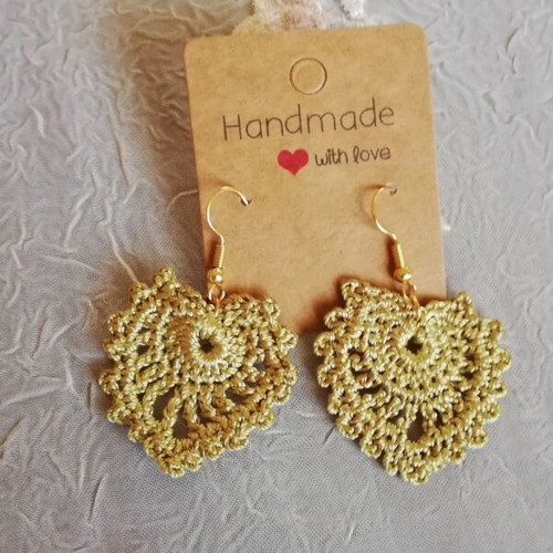 Knitted earrings new, price per pair