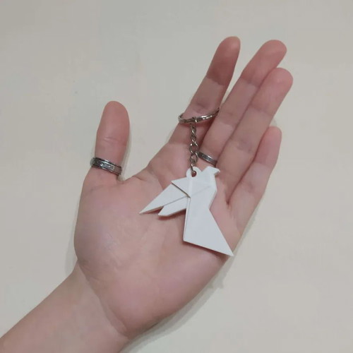Dove keychain 3D printed new, white Hitman Providence