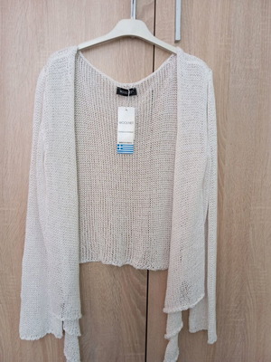 Ζακέτα μπολερό Woolnet καινούργιο άσπρο