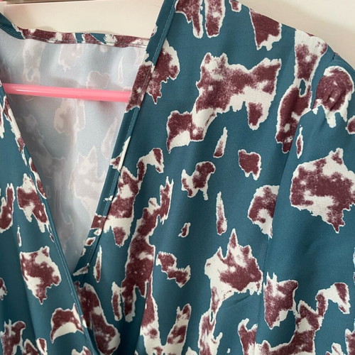 Maxi dress new, turquoise, S/M for spring and autumn