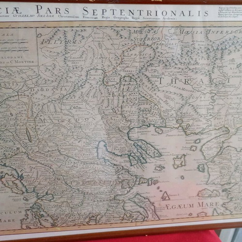 Rare Collectible Map of Northern Greece like new