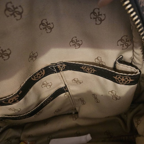 Backpack Guess μεταχειρισμένο, καφέ με φθορές