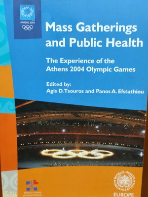 Mass Gatherings and Public Health book used, Athens 2004 Olympic Games
