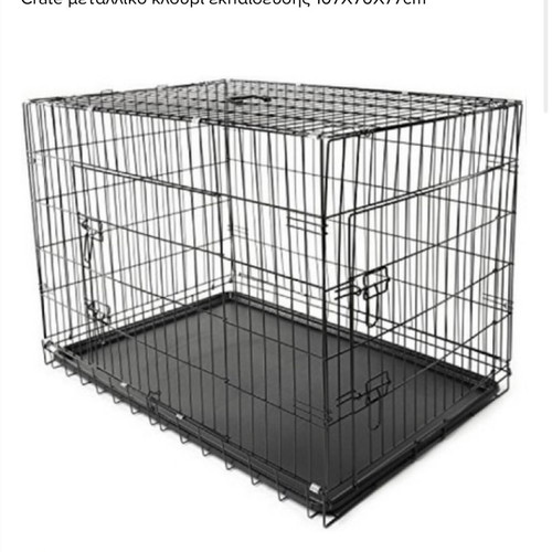 Educational crate for large dogs like new, 107x70x77cm