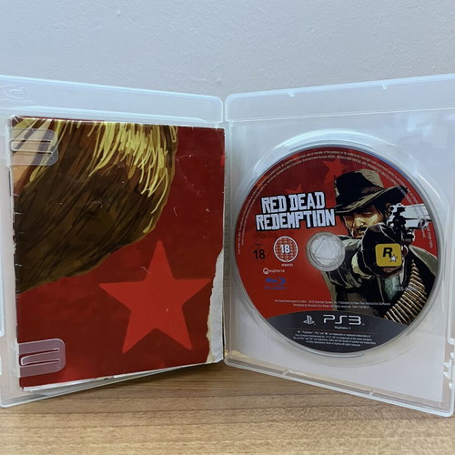 Red Dead Redemption PS3 game used with booklet and map