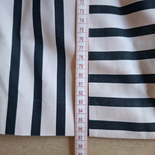 H&M dress like new, elastic mini, white and blue