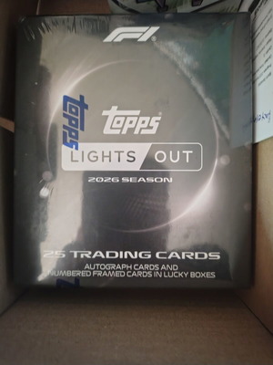 Topps F1 Lights Out κουτί καινούργιο, σφραγισμένο