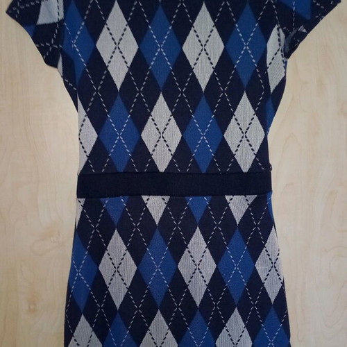 H&M Argyle Dress Size Medium Like New