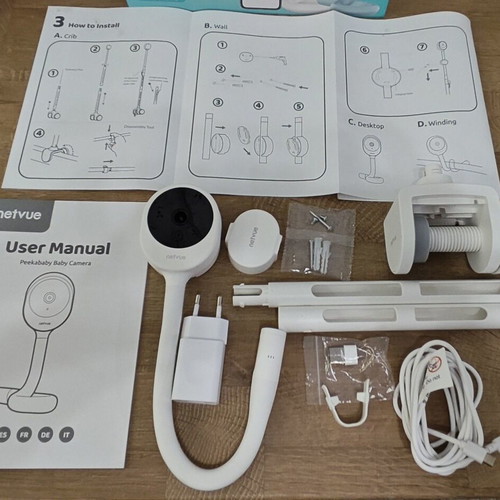 Netvue Baby Monitor 1080P with Night Vision and Two-Way Audio