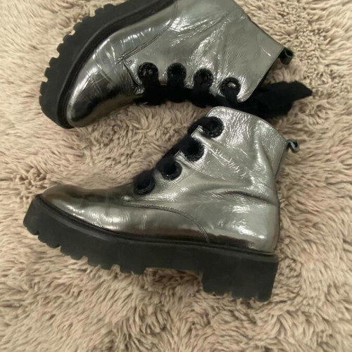 Kennel & Schmenger metallic boots used, size 39