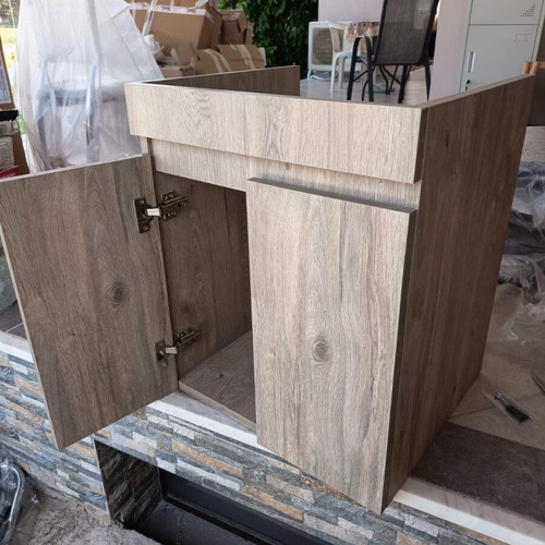 Two-Door Wall Cabinet like new, melamine coated chipboard