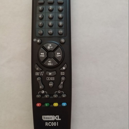 Remote Control Universal Basic XL Black BXL-RC001 new, TV/DVD/Satellite