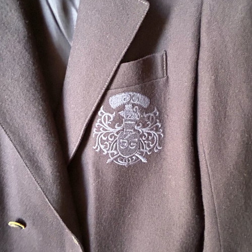 Winter jacket size 50 like new, dark blue, made of virgin wool