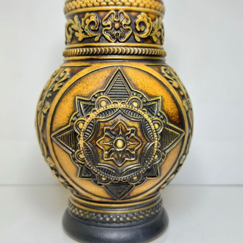 Vintage German ceramic jug medieval style like new