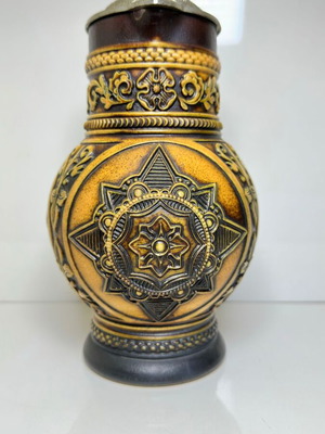 Vintage German ceramic jug medieval style like new