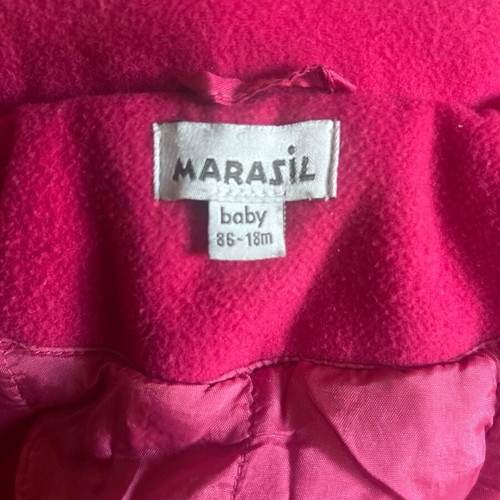 Marasil girls coat fuchsia used, size 18M-86cm