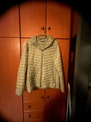 Μπουφάν γυναικείο XL σαν καινούργιο, γκρι και μπεζ