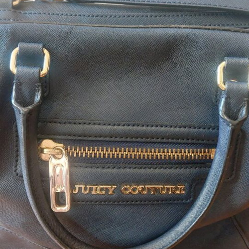 Juicy Couture handbag like new blue with gold details
