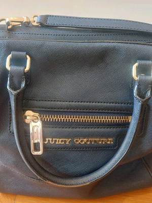 Juicy Couture handbag like new blue with gold details