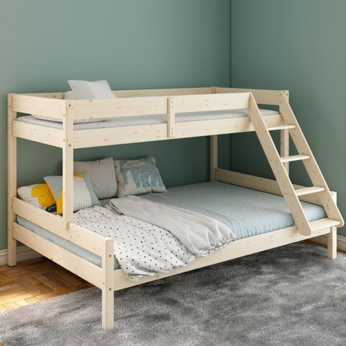 Wooden bunk bed