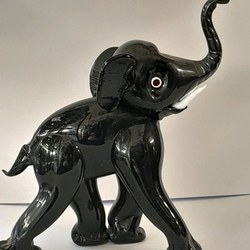 Murano elephant used, 27cm height, vintage