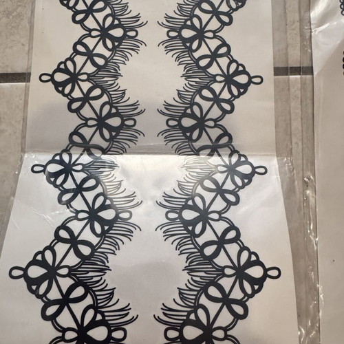 Lace Temporary Tattoos for Legs new, pack of 2