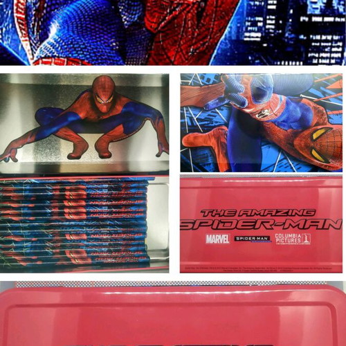 Spider Man pencil case with 18 colored Disney/Marvel pencils new