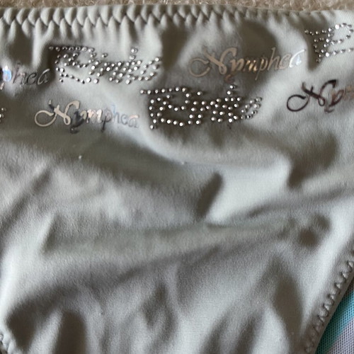 Pinko bikini top used, size M, grey and blue