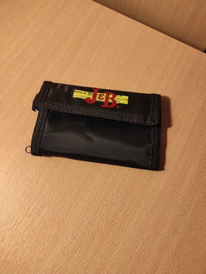 J&B whiskey promotional wallet used, collectible