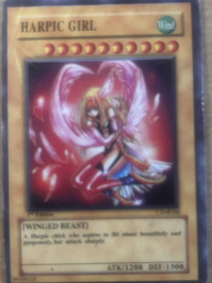 Harpic Girl Yu-Gi-Oh! card, Rise of Destiny series, common edition