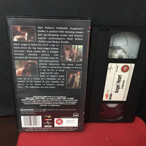 Angel Heart VHS used, English version without subtitles