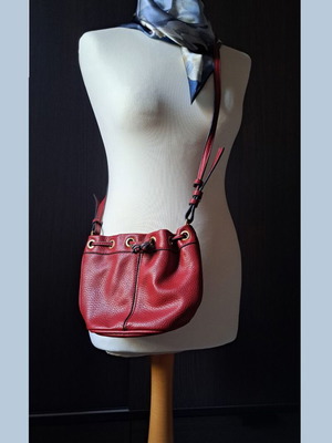 Mango crossbody bag red new faux leather