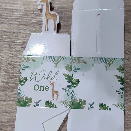 Candy boxes new, pack of 24 with jungle theme