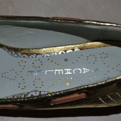 Sachelle ballerinas gold like new, size 37