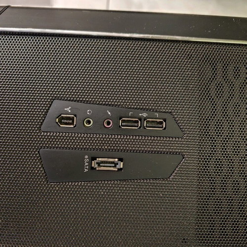 Cooler Master computer case with Corsair RM750 80plus gold power supply used