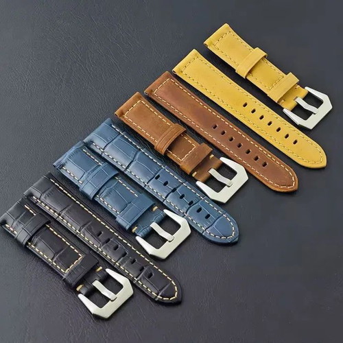 Leather watch straps 22mm new, classic and elegant design