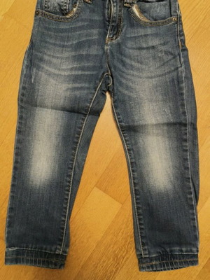 Benetton jeans like new, size 110 cm, blue