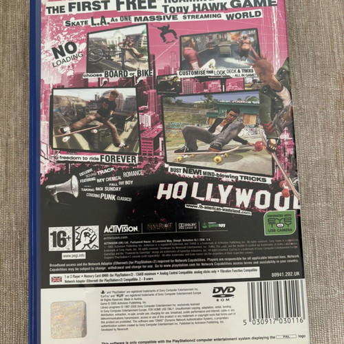 Tony Hawk's American Wasteland PlayStation 2 game used, English version