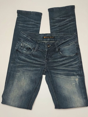 Bisou D' Eve women's slim fit blue jeans, size XS