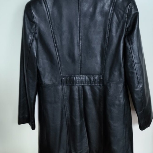 Convoy leather coat used, size M, black