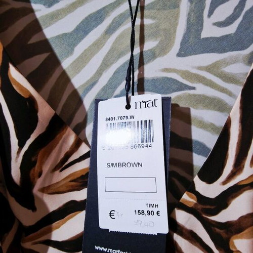 Mat Fashion animal print dress new, size S/M