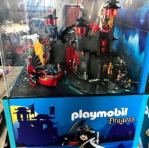 Playmobil shop display 1,20*o,6*2.00ολη η συλεκτικη σειρά dragon