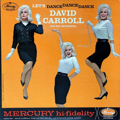 David Carroll And His Orchestra Let's Dance Dance Dance vinyl record used, pop