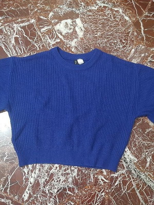 H&M Μπλε Γυναικείο Πουλόβερ Μεταχειρισμένο, Μέγεθος M