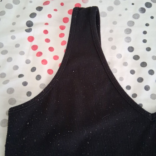 Vintage crop top black size L like new