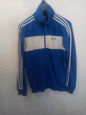 Adidas retro blue sports jacket like new