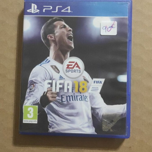 PlayStation 4 FIFA 18 used sports game