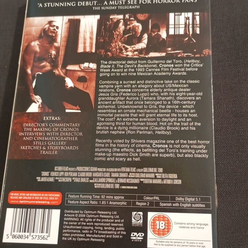 Cronos special edition DVD like new from the director of Hellboy