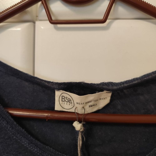 Bsb Jeans Oversized μπλούζα small καινούργια, 50% λινό 50% βισκόζη